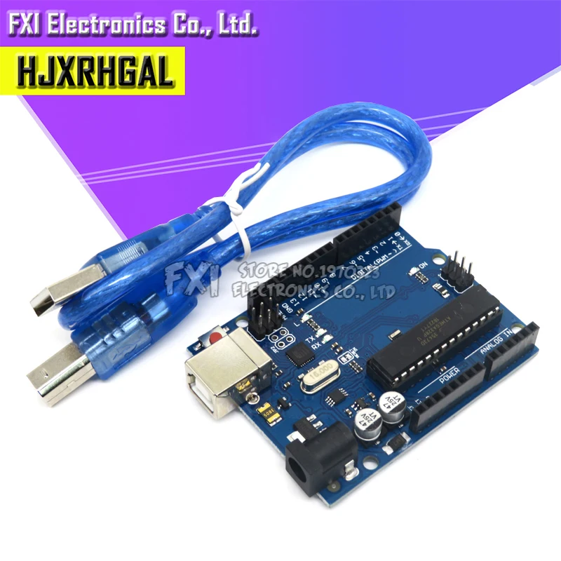 1 Комплект UNO R3 ATMEGA16U2+ MEGA328P чип для Arduino UNO R3 макетная плата+ USB кабель