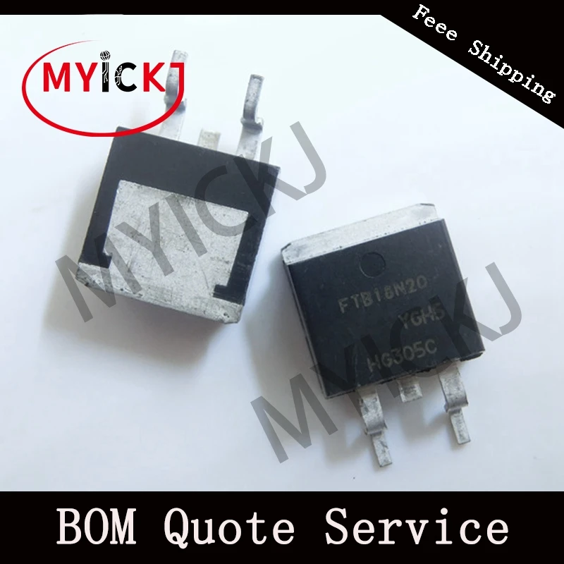 10PCS FTB18N20 TO-263 UCODE G2XM and G2XL IC CHIP | Лампы и освещение