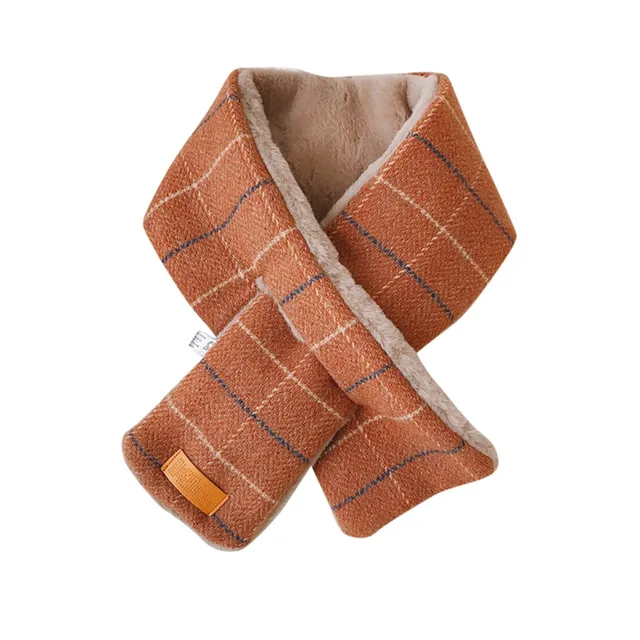 Us 4 28 10 Off Mosaic Cross England Style Plaid Winter Faux Fur Scarf Plaid Printing Outerwear Women Fashion Scarves Warm Plaszcze Damskie Women S