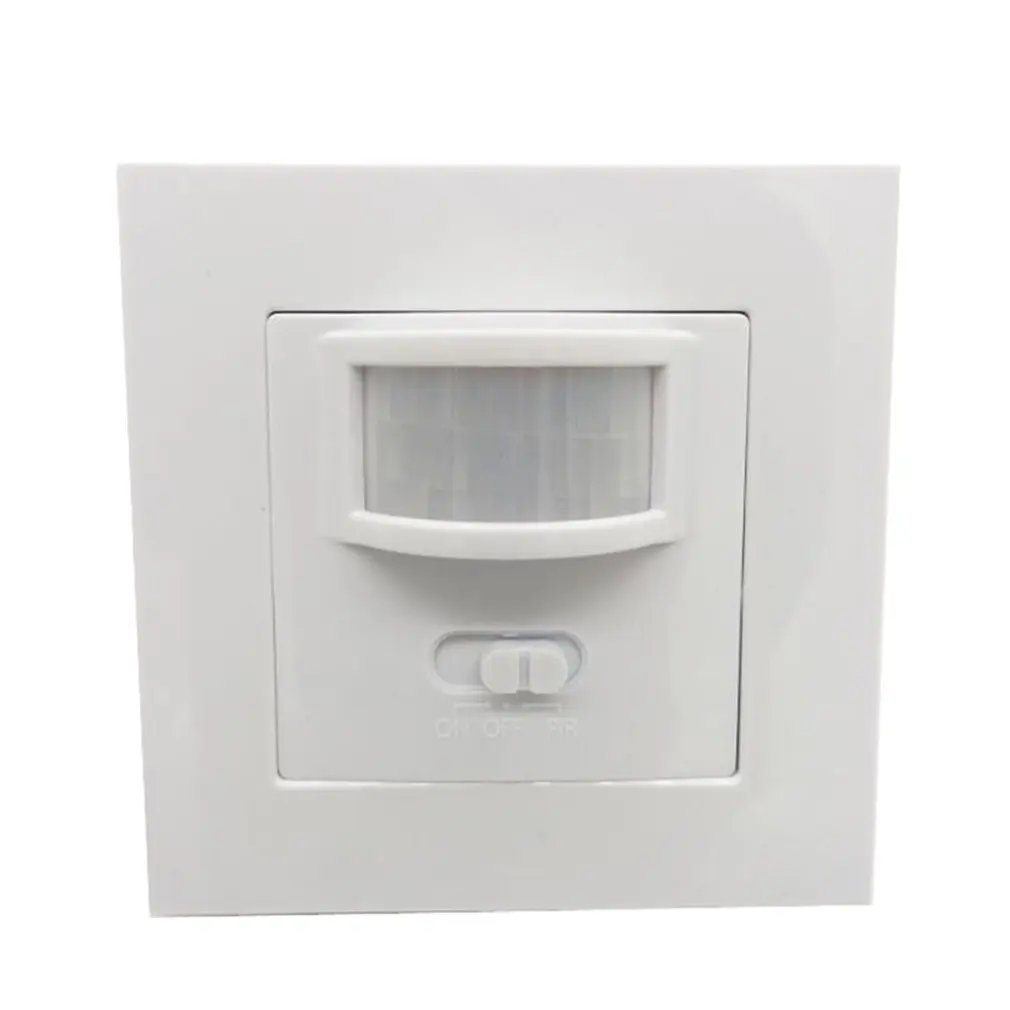 

AC 110V-240V Infrared PIR Motion Sensor Recessed Wall Lamp Light Bulb Switch PVC Material Wall-mounted