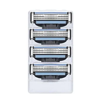 

Compatible for Gillettee Mache 3 Machine Shaving Razor Blade High Quality Razor Blades for Men Face Care 4pcs/Set + Handle