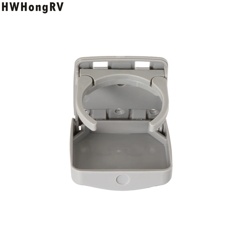 2 PCS Car Bottle Bracket With Adjustable Function Golf Cart Drink Holder Marine Nyron Rail Mount Cup Holder Yacht Grey Color