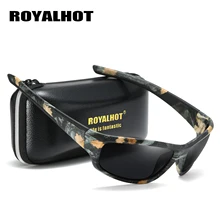 RoyalHot, мужские, женские, Поляризованные, черные и красные, спортивные солнцезащитные очки, Ретро стиль, солнцезащитные очки, солнцезащитные очки, 900204