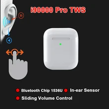 I90000 Pro TWS Arie 2 беспроводные наушники Super Bass Bluetooth 5,0, раздвижные наушники с регулировкой громкости, PK i50000 i90000 TWS
