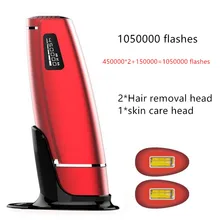 65 K-105 K Вспышка 3 в 1 IPL постоянная Лазерная Машинка для удаления волос с ЖК-дисплеем триммер для лица Электрический Depilador лазер 15