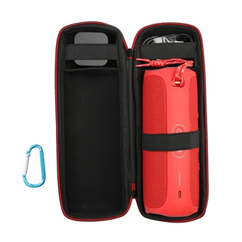 

Gosear Protective Carrying Case for JBL Speaker Storage Bag Pouch Hard EVA Shockproof Carrying Storage Cover with Carabiner