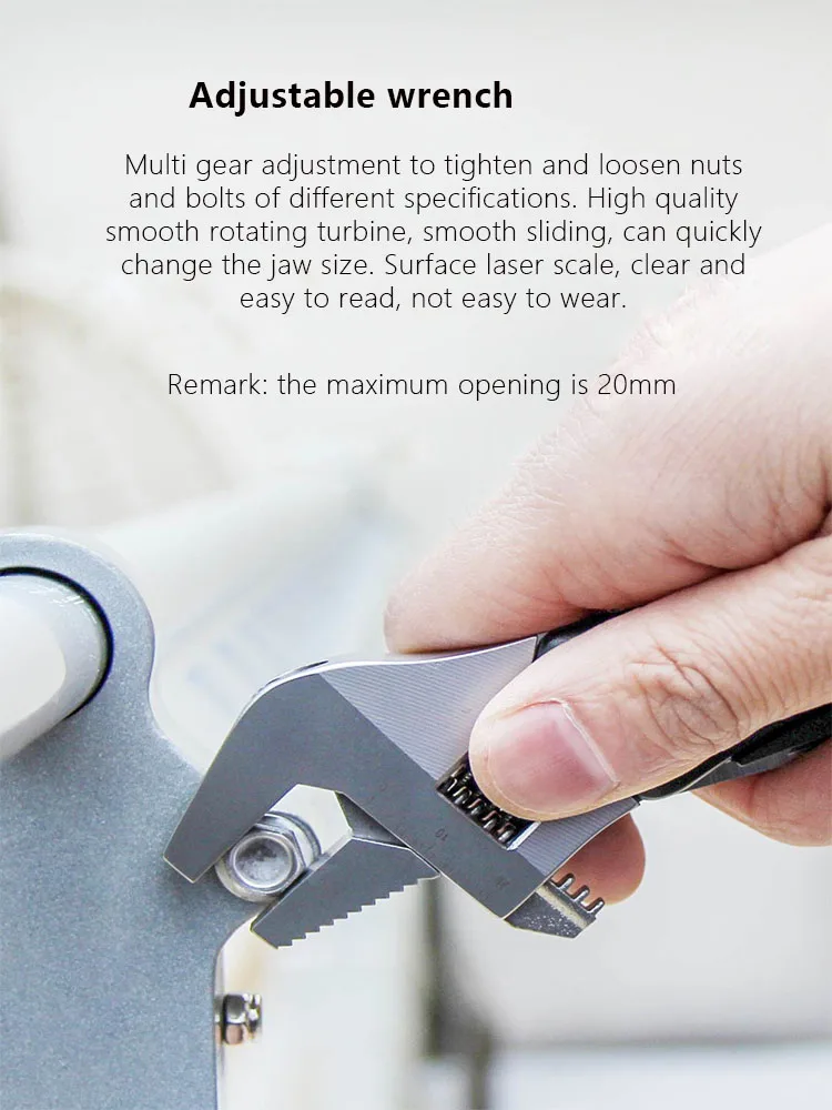 Xiaomi Mars Worker Wrench 6 in 1 Craftsman Multi-function Knife description image 4