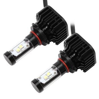 

9006 LED Headlight Bulb 2 PCS 40W 4000 LM 6000K Car Headlight with 4 Lamps Head Light Accessories Kit
