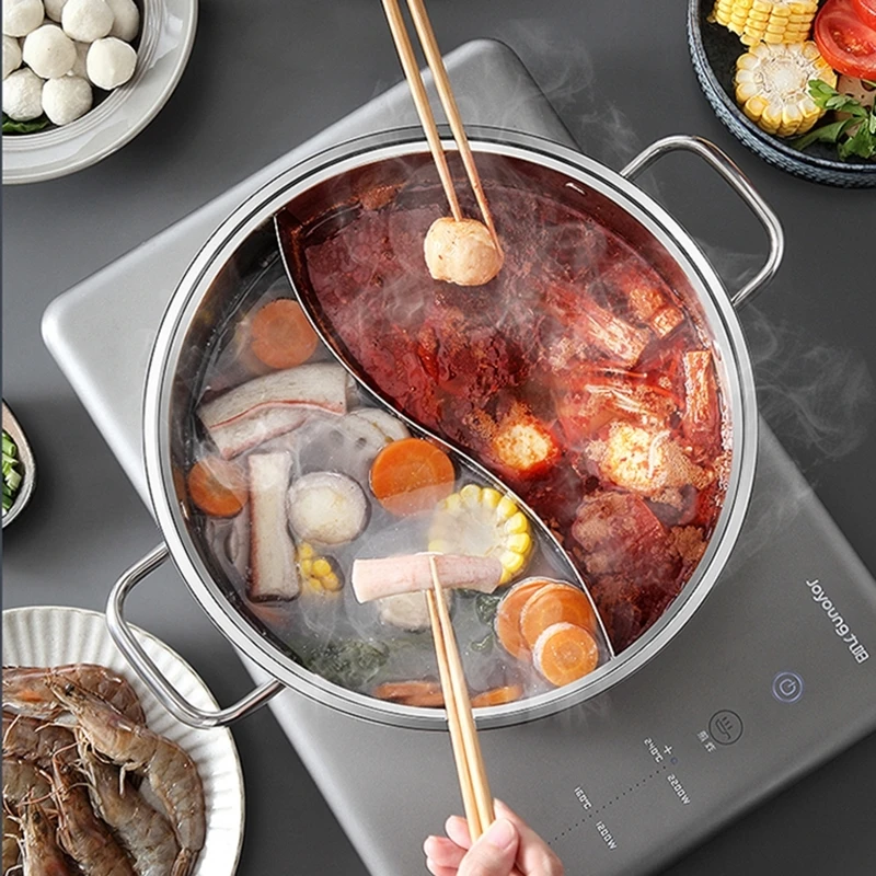 Barbecue Hot Pot Assortment Dish Double Electric Multifunction Chinese Hot  Pot Vegetable Food Christmas Fondue Chinoise Cookware