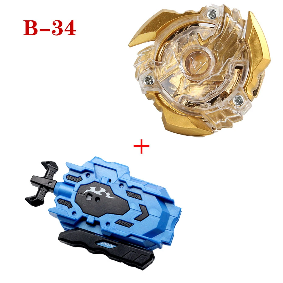 Горячие Beyblade Burst стартер Bey Blade Лезвия Металл Fusion Bayblade Stater Набор Высокая производительность Battling лучшие игрушки для продажи - Цвет: B34