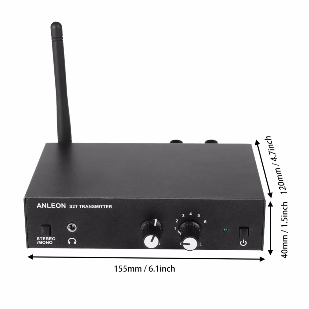 Для ANLEON S2 беспроводной монитор в уши система UHF стерео IEM система сценического мониторинга 863-865 МГц NTC антенна Xiomi