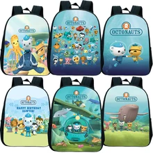 Mochila octonautas para niños y niñas, de dibujos animados para niños pequeños morral, Mochila de Anime para bebés, regalo para el inicio de la escuela