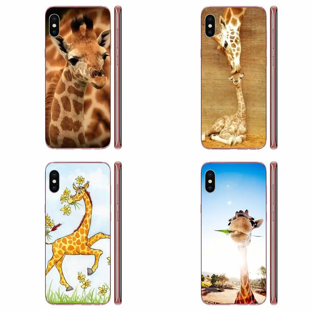 Милые Жирафы с животными для LG G3 G4 G5 G6 G7 K4 K7 K8 K10 K40 K50 Q6 Q60 V10 V20 V30 V40 Nexus 5 5X 2017 мягкий