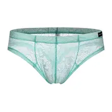 Дешевое мужское сексуальное кружевное нижнее белье мужское дышащее нижнее белье B112