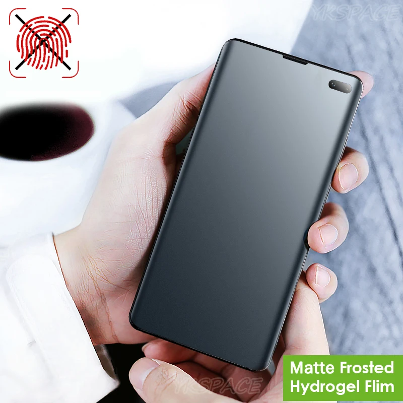 Передняя Задняя матовая Гидрогелевая пленка для Samsung Galaxy S8 S9 S10 S10e S20 FE Note 8 9 10 Plus 20