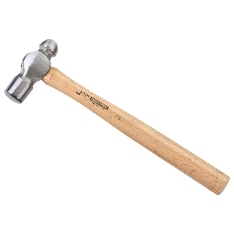 Carbon Steel Round Hammer Ball Pein Nipple Hammer Household Hammer Wood  Handle Nail Striking Tool 0.5P 0.75P 1P 1.5P 2P 2.5P 3P - AliExpress