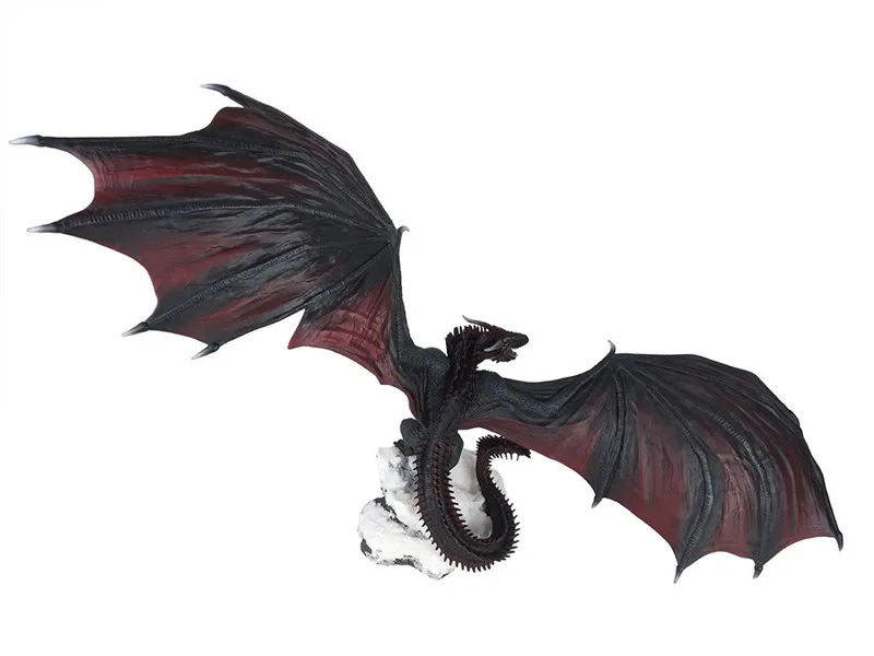 [] Игра престолов ледяной дракон Viserion Огненный Дракон дрогон Фигурка Статуя Коллекция Модель игрушка подарок с оригинальной коробкой