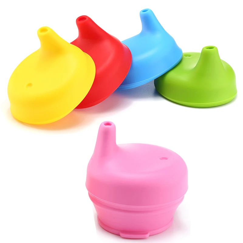 4 шт./упаковка силиконовые колпачки для чашек не содержит Бисфенол А|silicone sippy cup|sippy