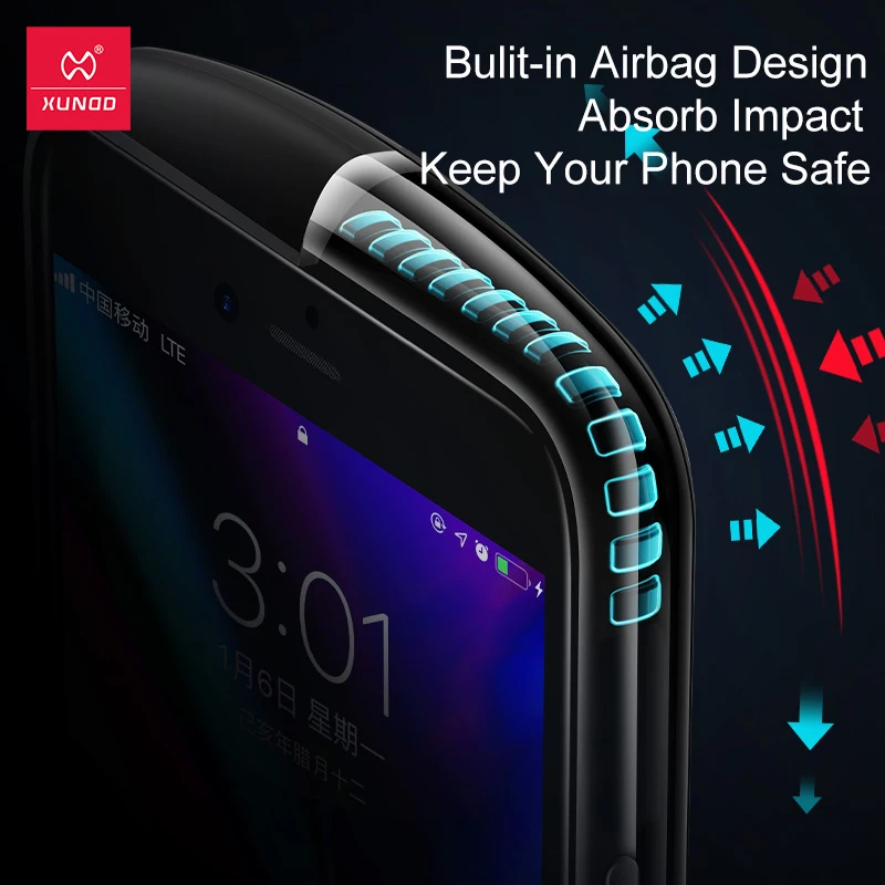 Чехол для телефона Xundd iphone SE2 чехол iPhone 7 8 противоударный мягкий прозрачный