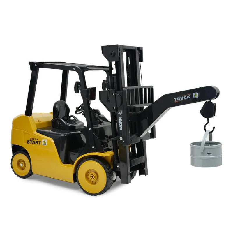 11-Way Remote Control Forklift 1:8 Simulation Forklift Rechargeable Light Music Crane Engineering Crane Truck Children's Toys 3