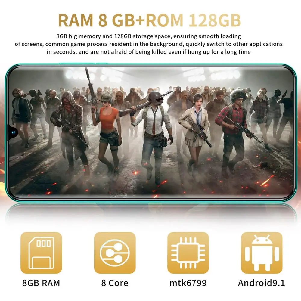 Global Version X50Pro Cellphone 6.7Inch 12GB RAM