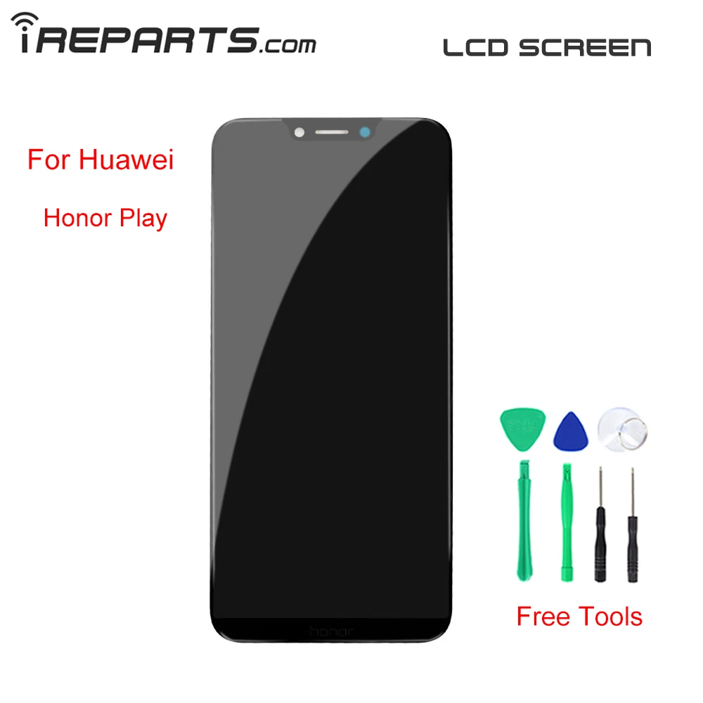 

IREPARTS Replacement LCD Digitizer for Huawei Honor Play 6.3'' Touch Screen L29 L09 AL00 AL10 Display lcd Pantalla + Tools Gift