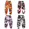 Wine Kid Hip Hop Clothing Camouflage Jogger Pants for Girls Jazz Dance wear Costume Ballroom Dancing Clothes Stage Outfits Suit ► Photo 1/6