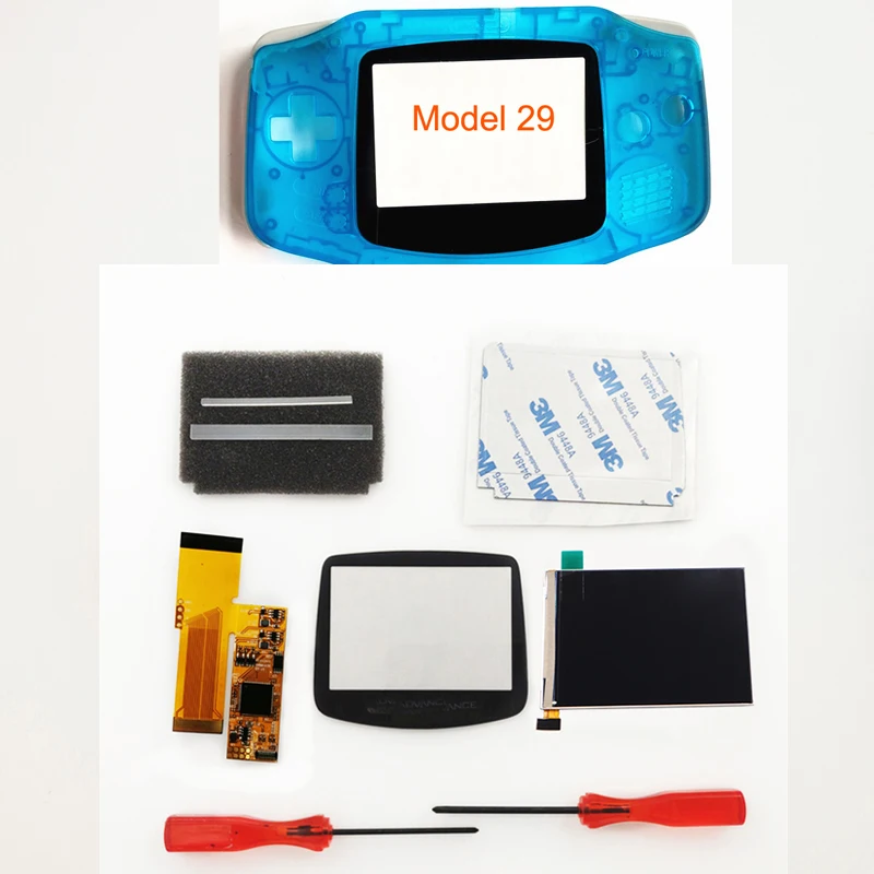 ips gba com 10 níveis de brilho,