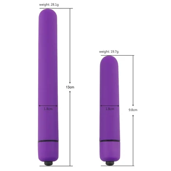 Mini Long Bullet Vibrator Dildo Vibrators AV Stick Adult Sex Toys For Women Anal Clitoris Stimulator G-spot Massager S/M 4