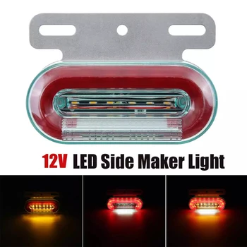 

Staniless Steel+ PC 12LED 24V LED Side Marker Signal Light Indicator For Truck Trailers Side Marker Light