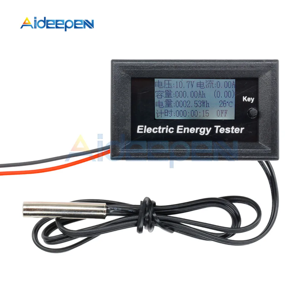 Цифровой вольтметр амперметр постоянного тока 120 в 20 А с ЖК дисплеем|Измерители