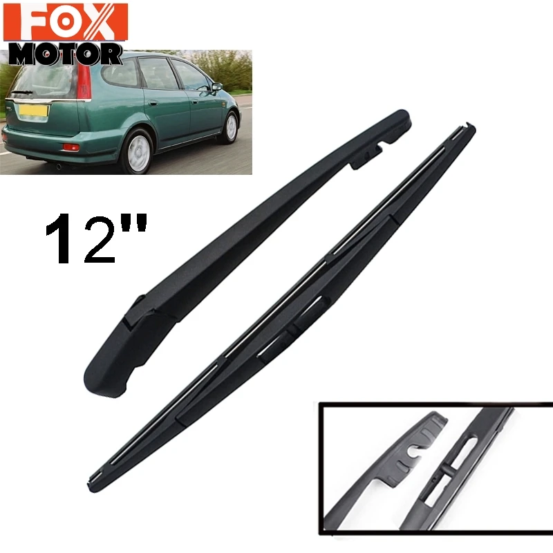 XUKEY 12&quot Rear Windscreen Wiper Blade Arm Set Kit Fit For Honda Stream MK 1 2001 2002 2003 2004 2005 2006 Windshield | Автомобили и