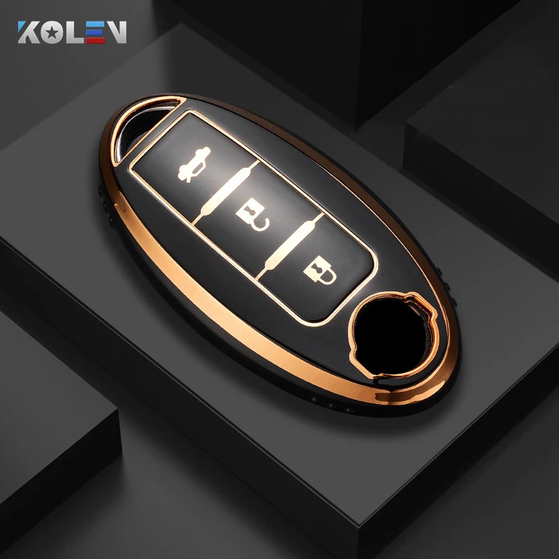 Key Case Cover TPU Car Remote Key Case Cover Shell For Nissan Qashqai X-Trail T31 T32 Juke J10 J11 Tiida Altima Pathfinder Kicks For Infiniti