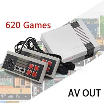 

Mini TV Game Console 8 Bit Retro Video Game Console Game Controller Built-In 620 Games Handheld Gaming Player AV out r30