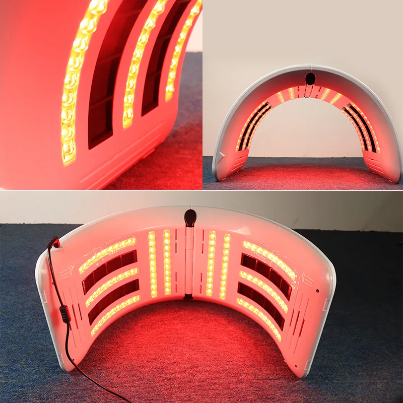  New 7 Color LED Photon Light Therapy Beauty Instrument Foldable PDT Facial Beauty Machine Skin Reju - 4000231520244