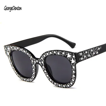 

Vintage Rhinestone Sunglasses Women Brand Design Sun Glasses Fashion Photochromic Eyewear UV400 oculos de sol feminino