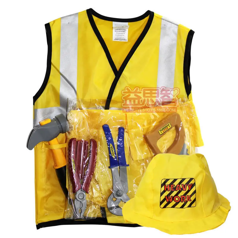 

Photography for Children Clothing Play House Toys Children Maintenance Uniform Engineer Boy Maintenance WORKER'S Clothes