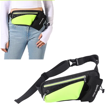 

2020 Earphone Hole Outdoor Running Bag Phone Anti-theft Pack Running Belt Waist Bags Bottle Kettle Belt Men Women Gym Waterproof