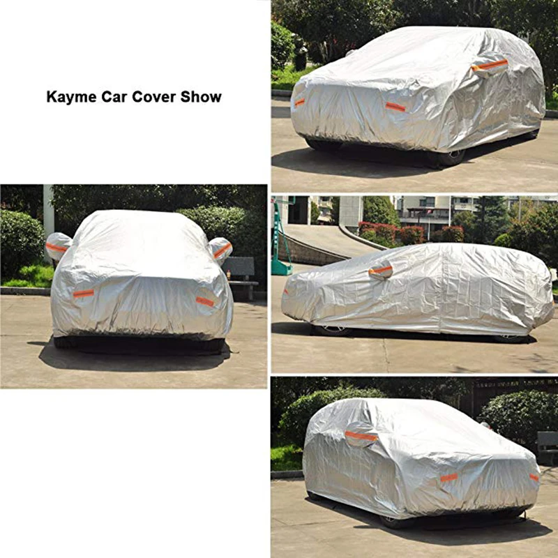 Kayme-Juste de voiture recouvrante et étanche, bâche de protection
