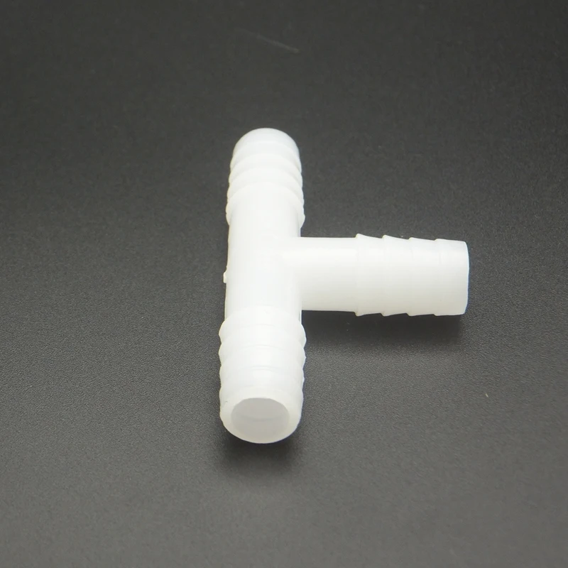 4mm-20mm Hose Barb Tee Plastic Pipe Fitting For Aquarium Fish Tank