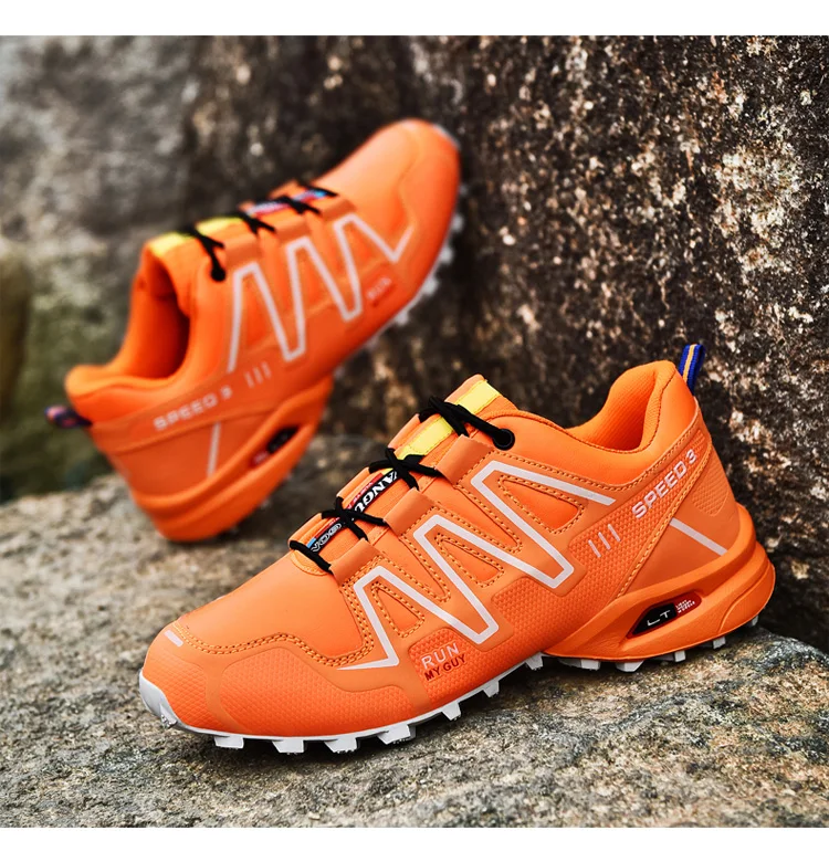 Men Leisure Cycling Shoes Men Non-Locking Mtb Sneakers Breathable Sports Mountain Road Bike Shoes Plus Size 39-48