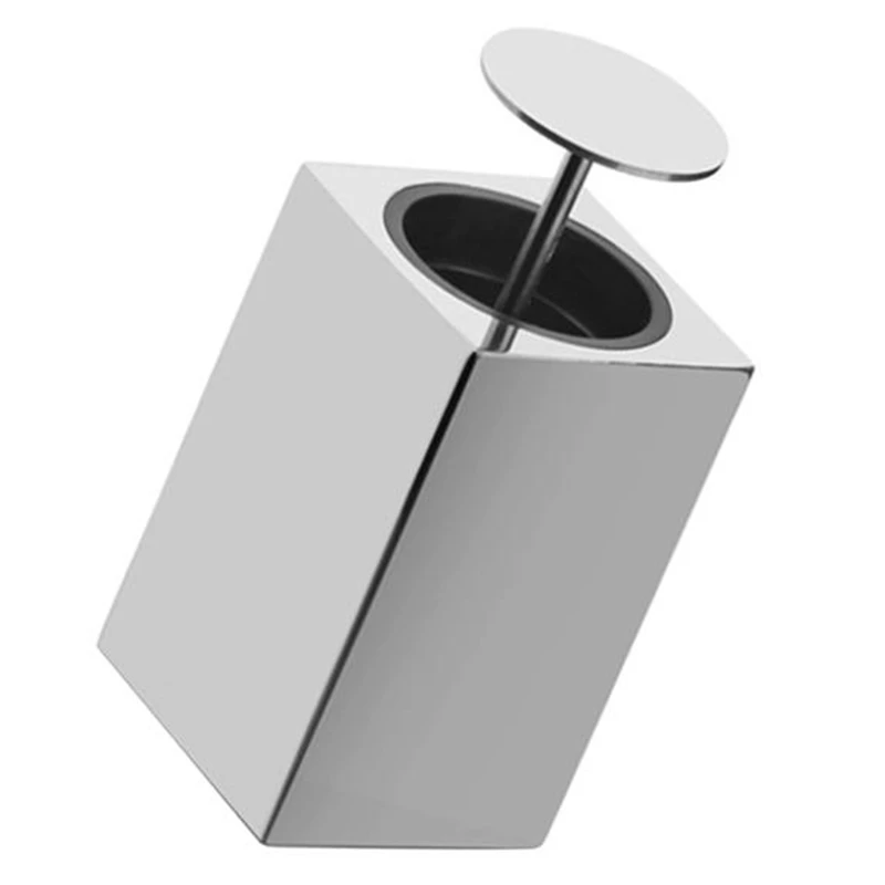 Toothpick Holder Stainless Steel Rustproof Durable Portable Toothpick Can Travel Hotel Toothpick Box Storage Holder
