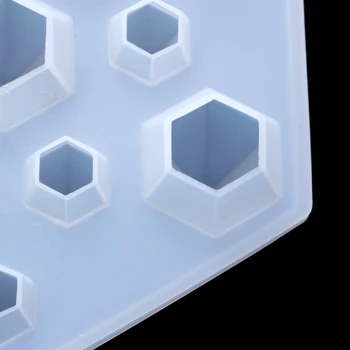 

Diamond Gem Ice Cube Tray Mould Clear Mold Silicone DIY Maker Freeze Handmade N58F