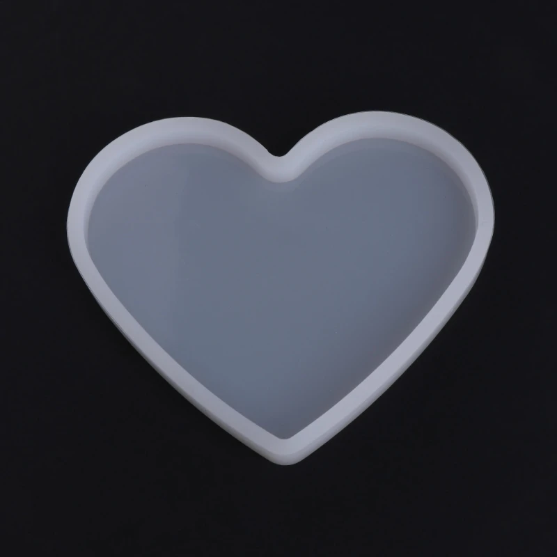 

Silicone Mold Heart Shape Epoxy Resin DIY Jewelry Making Crafts Cake Decorations Y4QB