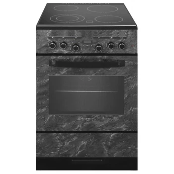 

Electric stove Gefest EP n d 6560-03 0053, glass ceramics, without lid, Black/Marble