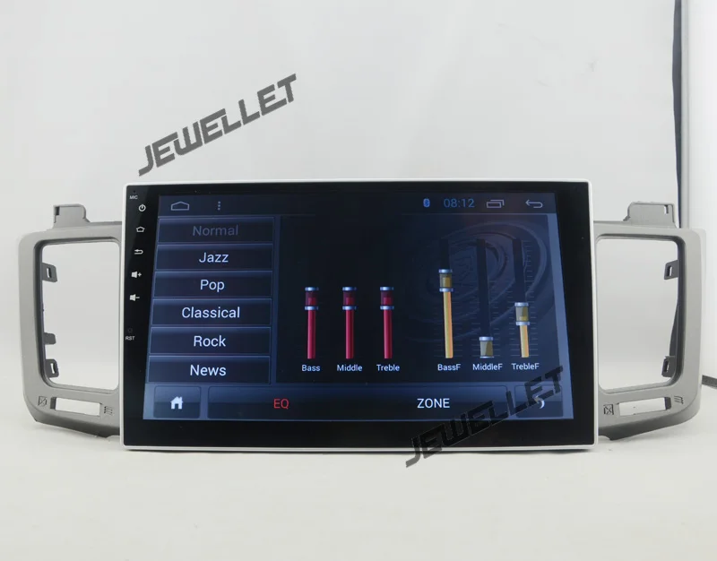 Sale 10.1" Quad core Android 8.1 Car GPS radio Navigation for Toyota RAV4 2013-2016 with 4G/Wifi, DVR OBD 1080P 3