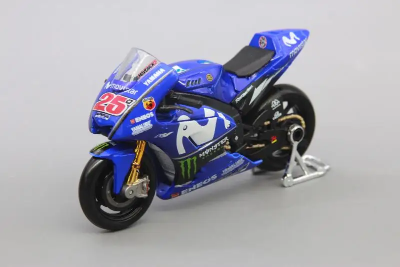 Maisto 1/18 1:18 Масштаб WGP 18 Yamaha No25 гоночный мотоцикл Мотоциклы литье под давлением дисплей модели игрушки для мальчиков