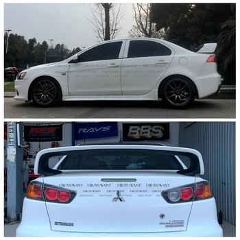 

UBUYUWANT For mits ubishi EVO 2010-2018 Primer Color Tail Wing Decoration Rear Trunk Spoiler