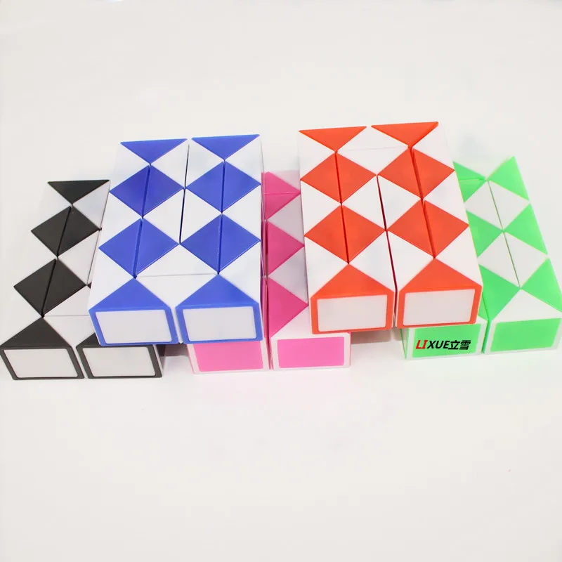 

T16 Educational CHILDREN'S Toy 24 Paragraph Flexible Building Blocks Magic Feet Magic Snake Fold Article CHILDREN'S Middle Schoo