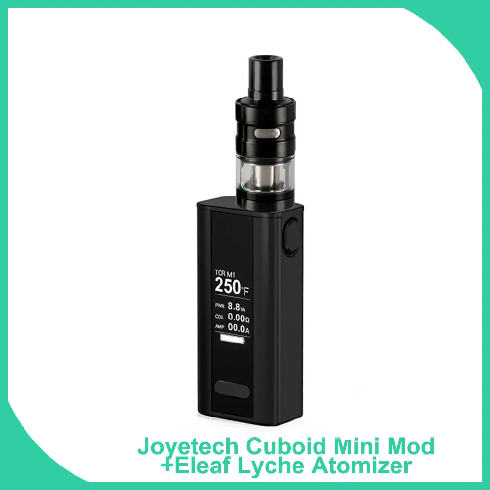 Оригинал Joyetech Cuboid мини мод 2400 мАч 1 80 Вт с 4 мл Eleaf lyche атомайзер электронная